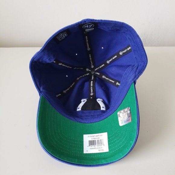 '47 Brand Indianapolis Colts The Franchise Cap Hat Size Medium Blue NWOT - Picture 7 of 10